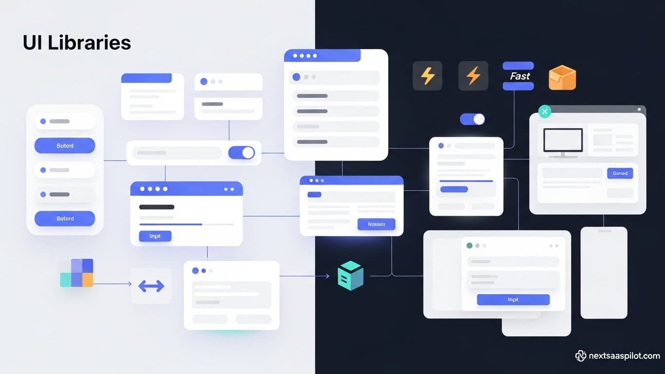 Best UI Libraries to Design Modern SaaS Websites: The 2025 Guide
